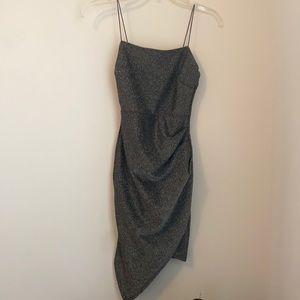 Windsor Silver Glitter Dress